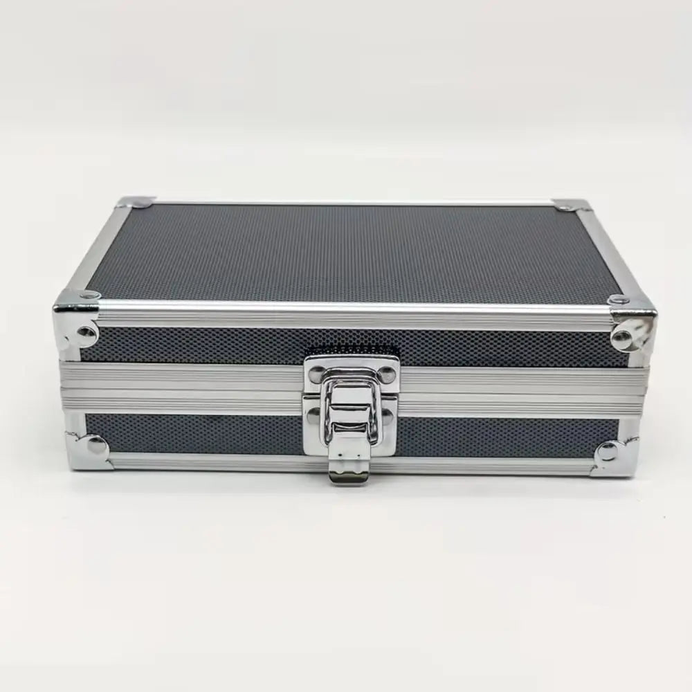 Shockproof Aluminum Alloy Tool Box Impact Resistant Drop-Resistant Cash Storage Box Handheld Wear Resistant Vue