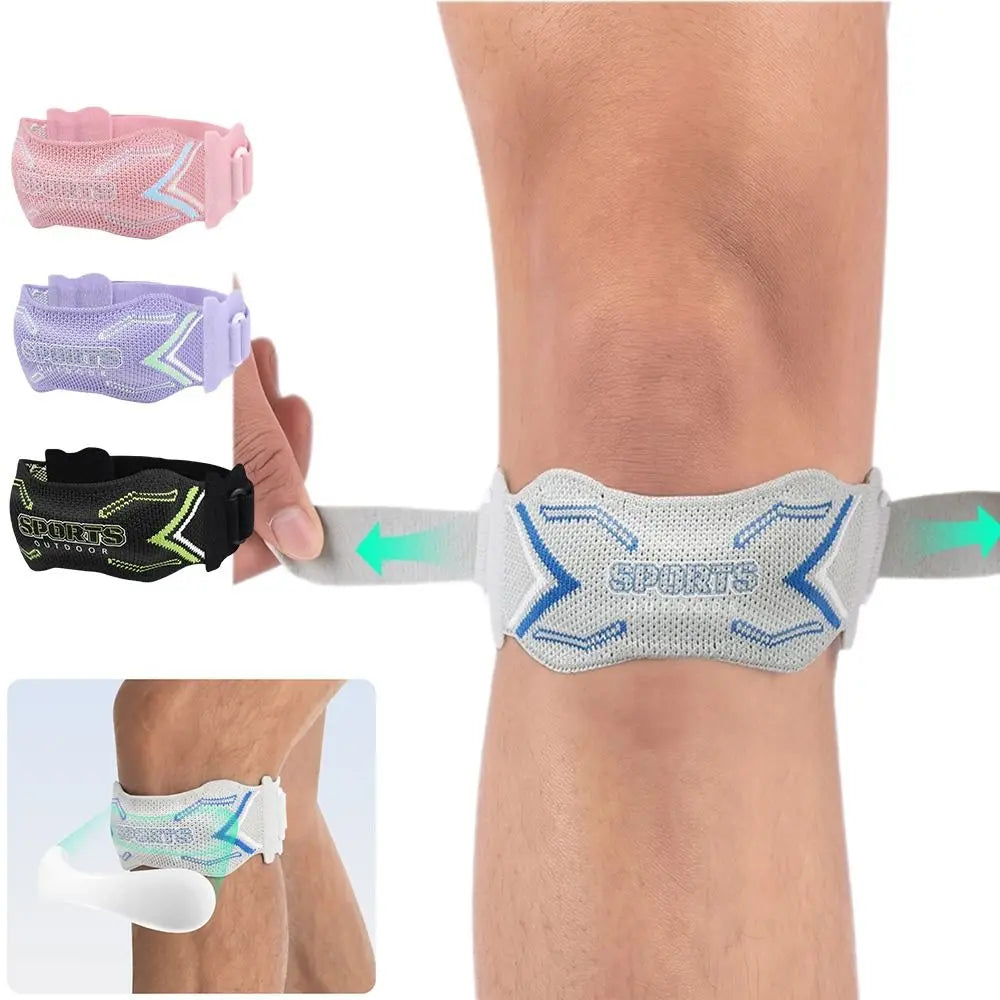 Adjustable Sports Patella Strap Breathable Non-Slip Knee Brace Patellar Stabilization Comfortable Patellar Tendon Support Vue