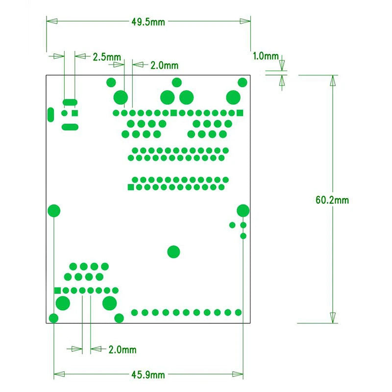 5-12V Embedded Mini 3port 1000M Ethernet Hub Module Vue