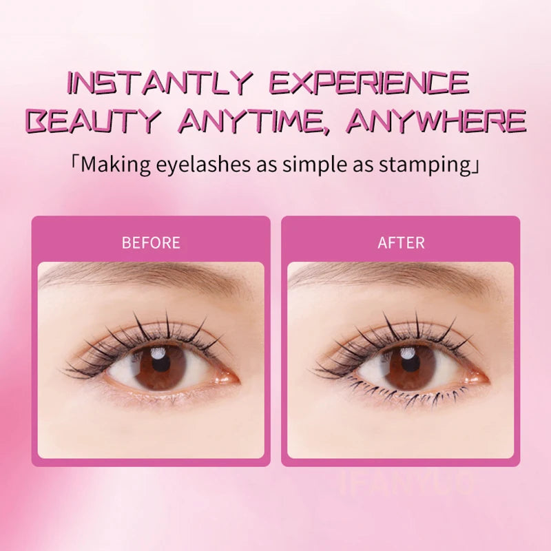 Lower Eyelash Stamp European Cat Eye Make Up Natural False Lash Line Stamping Aid Tools One Stamp Molding Silicone Eyeliner Seal Vue