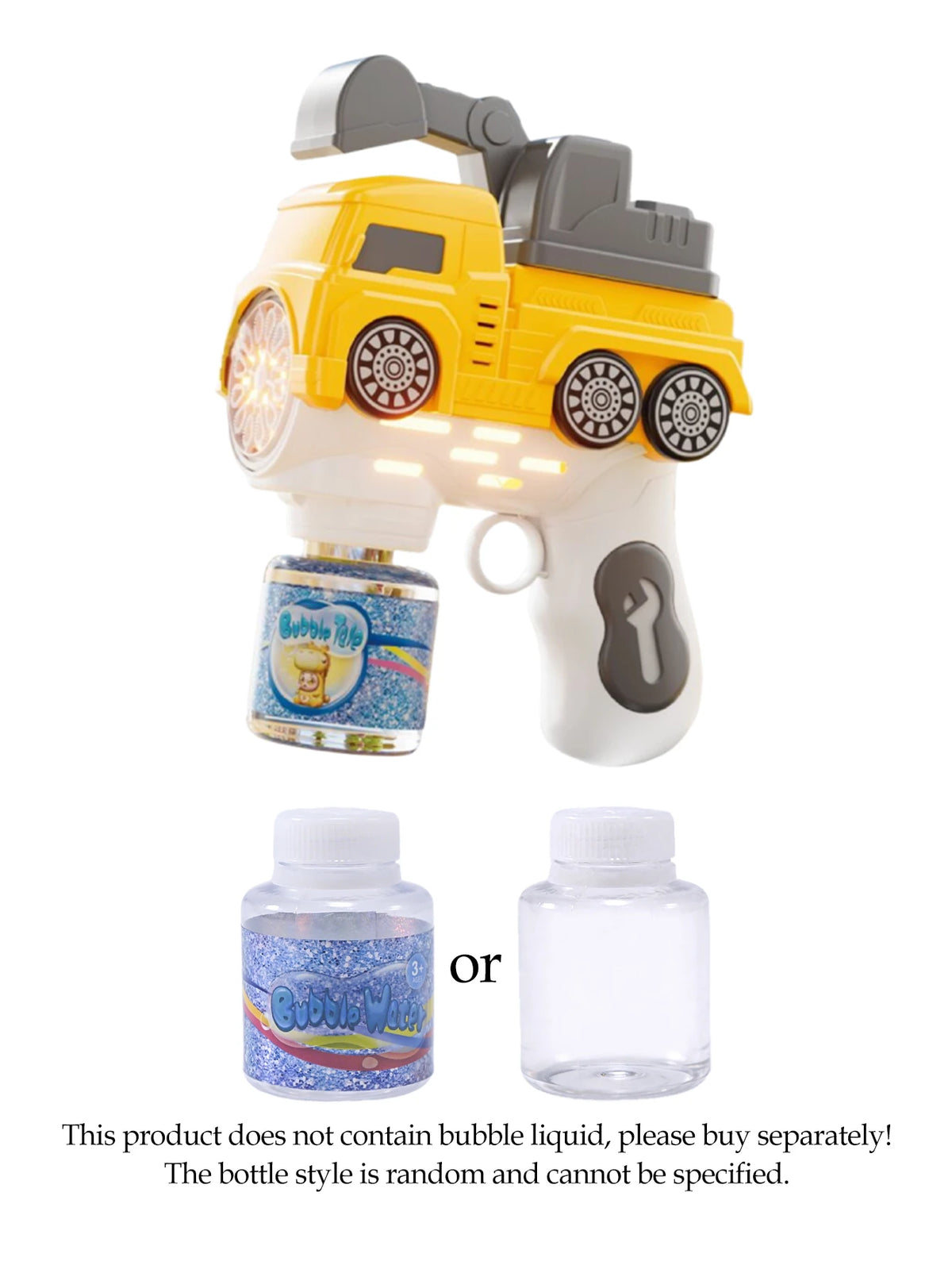 Vehicle Bubble Gun Toys, Cartoon Bubble Machine—Summer Outdoor Gift for Kids(Not Included Battery, Not Contain Bubble Liquid) Vue 333-35