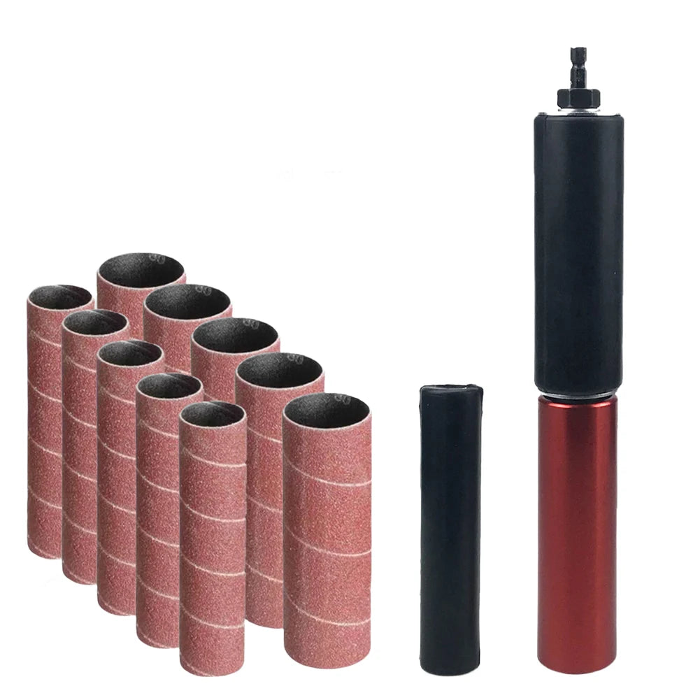 Rubber Drum Sanding Kit for Drill – Wood Metal Glass Stone Drum Sanding Kit Vue China Mainland
