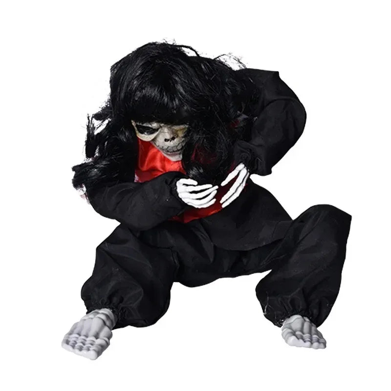 Ghostly Crying Vibrating Figure Halloween Decoration Prank for Bar KTV Escape Room Asylum Scary Party Prop Supply Vue