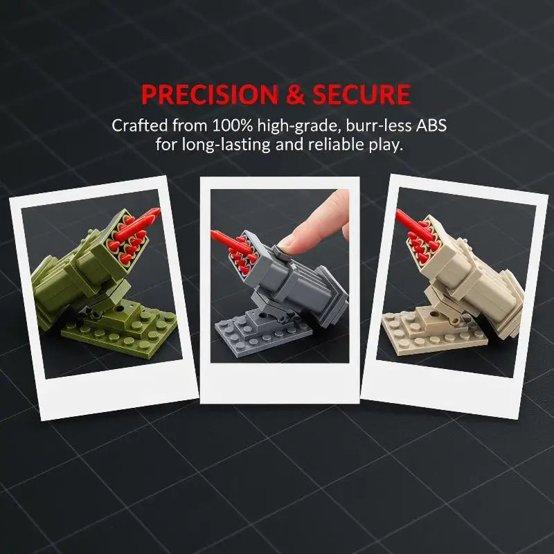 Tracking Missile Launch Launcher Brinquedos Figures Commando Building