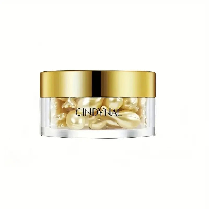 Moisturizing Facial Essence Capsules, Skin Care "Golden Capsules," Easy to Absorb, Brightens the Skin. Locks in High-Activity Essence, Accurately Reduces Wrinkles, and Nourishes Skin for a Supple and Hydrated Appearance. Ta Vue 1Pcs