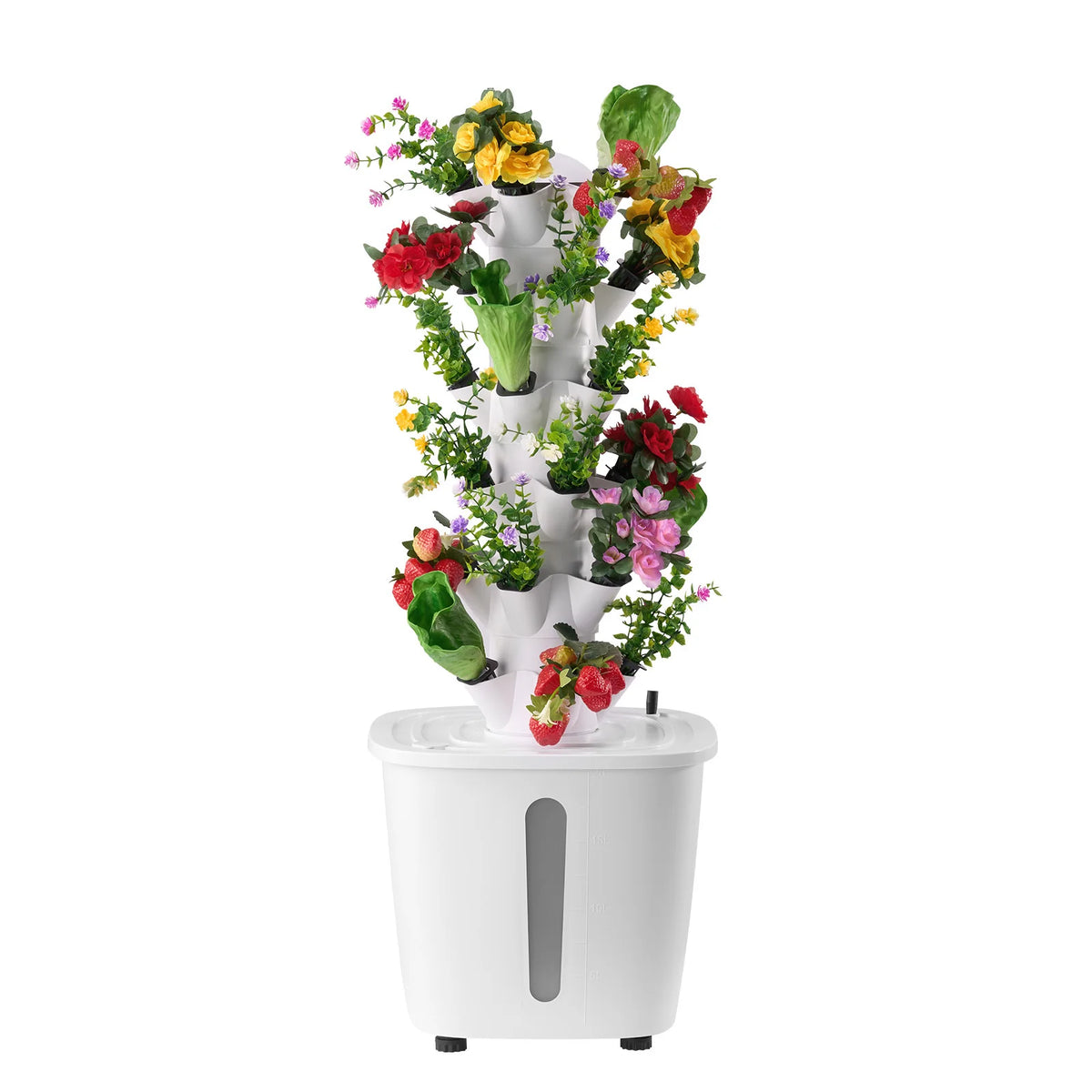 30-Pod Vertical Hydroponic Tower Garden – 6-Tier System Hydroponic Tower Garden Vue