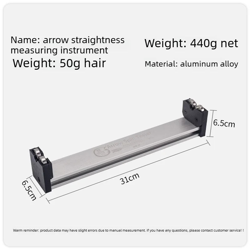 Aluminum Alloy Arrow Straightness Tester Rainforest Arrow Shaft Check Tool Universal Arrow Shaft Testing Archery Equipment Vue Flagship model