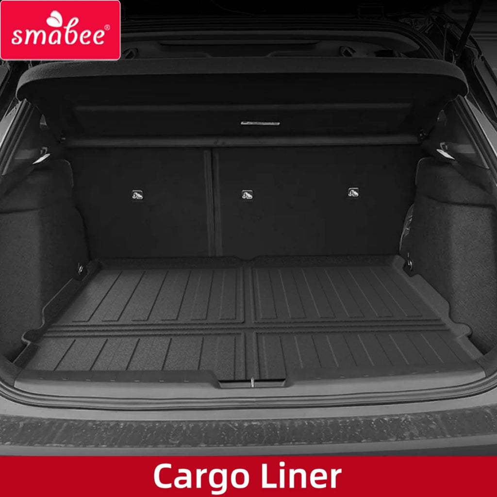 Smabee Left Hand Drive for Nissan Kicks 2nd Gen Fuel 2025 2026 Car All-weather Floor Mats Cargo Trunk Pad TPE Accessories Vue