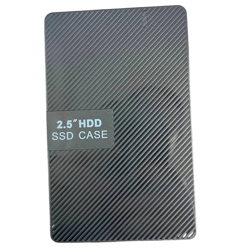 Hot-USB-C External Hard Drive Enclosure 2.5'' HDD SSD For Sata Vue Black