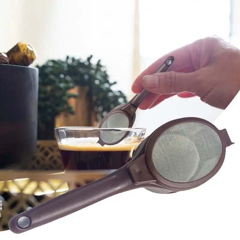 Reusable Mesh Coffee Filter Spoon & Tea Infuser Strainer Tea & Coffee Infuser Vue