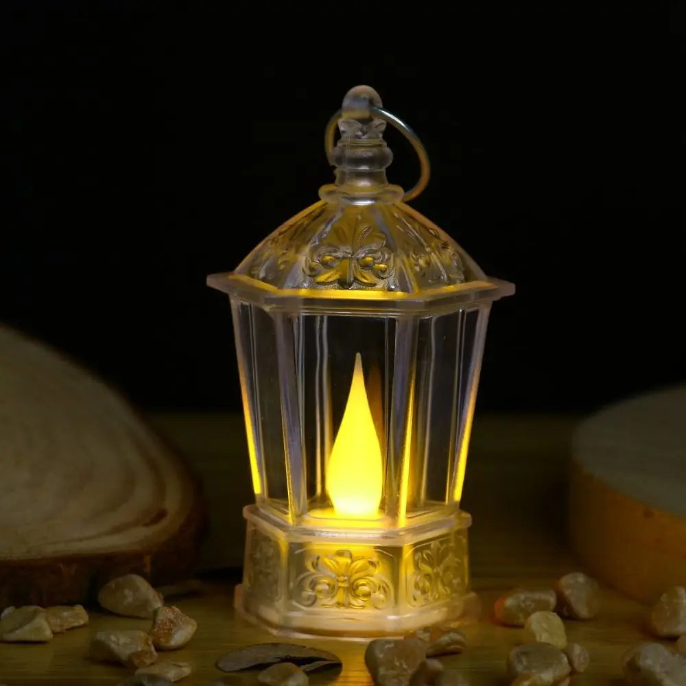 Portable Night Light Electronic Candle Light Props Atmosphere LED Crystal Lamp European style Acrylic Party Supplies Vue styleB