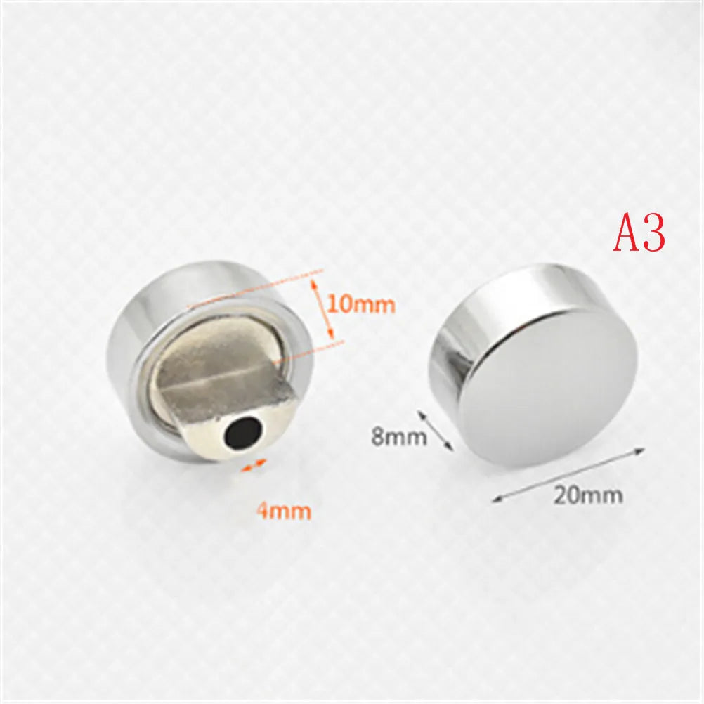 Bathroom Mirror Glass Fixed Accessories Advertising Plate Zinc Alloy