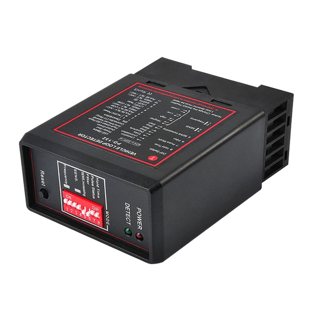 PD-132 Automatic Gate Opener Barrier Gate Traffic Inductive Single Channel Loop Vehicle Detector Compatible with NorthTech Vue 120B