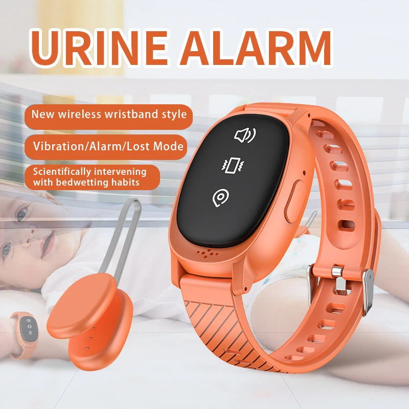 Portable Kids Bedwetting Alarm Wireless USB Rechargeable Wearable Vibration Reminder For Children Potty Training Elderly Baby Vue