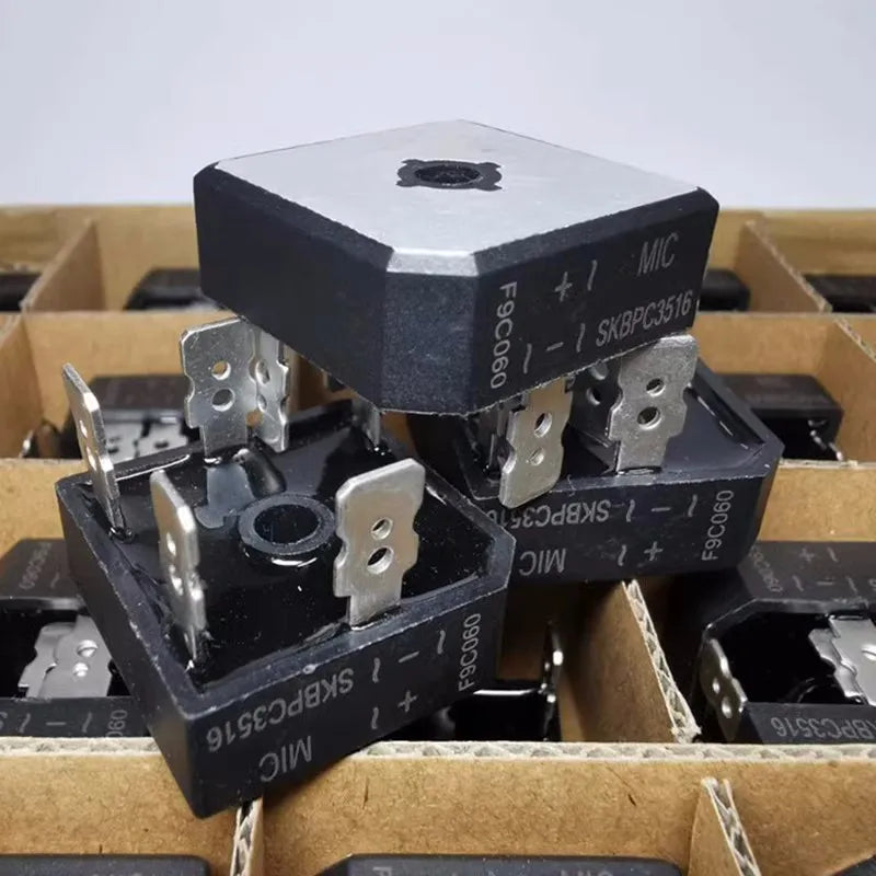 1 piece SKBPC3516 SKBPC5016 three-phase rectifier bridge35 50 Amp 1600V stack for sufficient current of charger Vue
