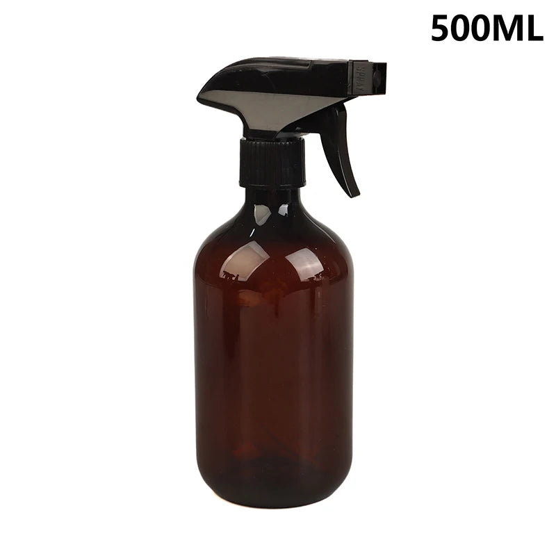 300/400/500ml Refillable Spray Bottle Multipurpose Plant Watering Sprayer Garden Flower Herb Mist Bottle for Cleaning Hair Care Vue 500ml Brown