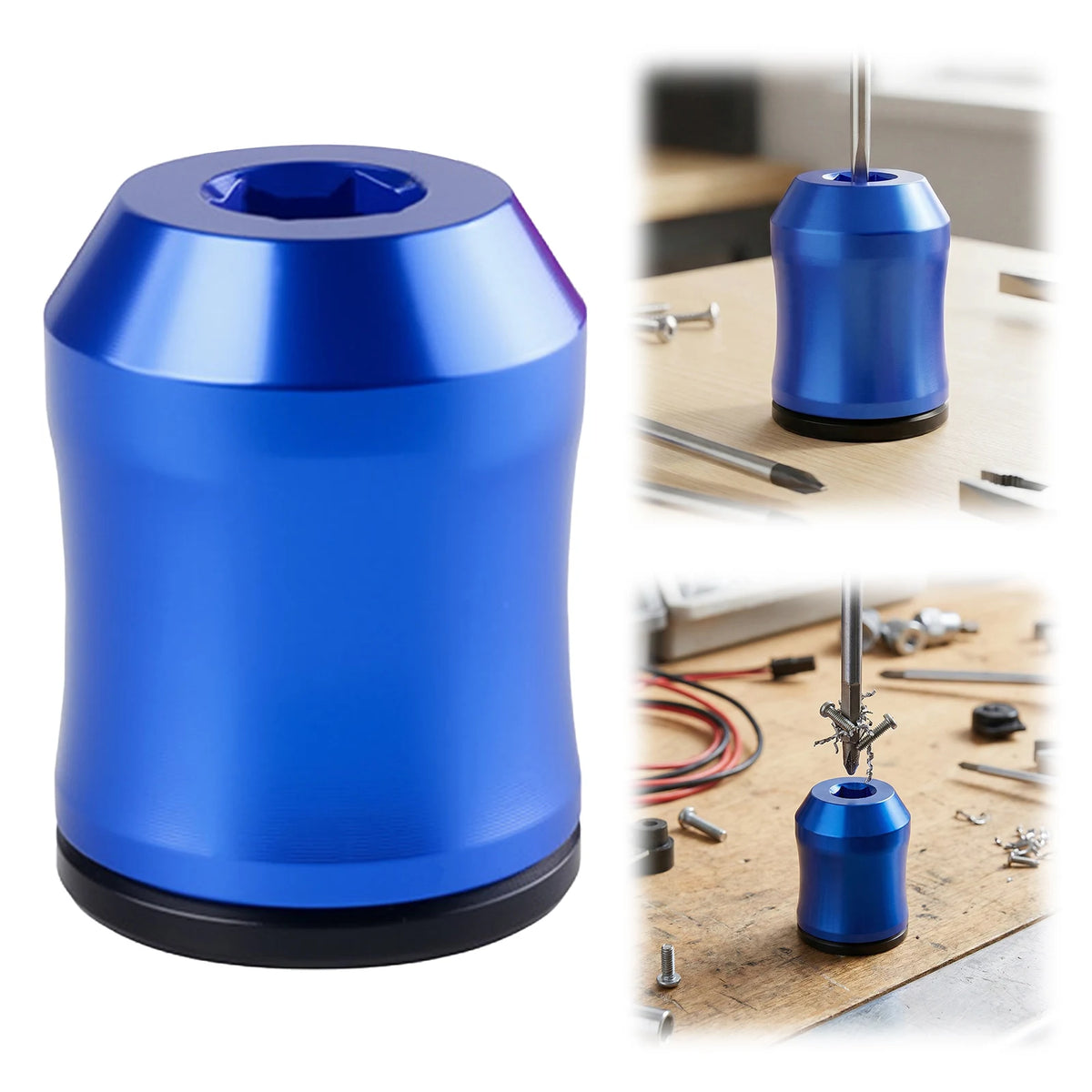 Magnetic Screwdriver Drill Bit Ring 1/4" Hex | Anti-Slip Holder Magnetic Bit Ring Vue