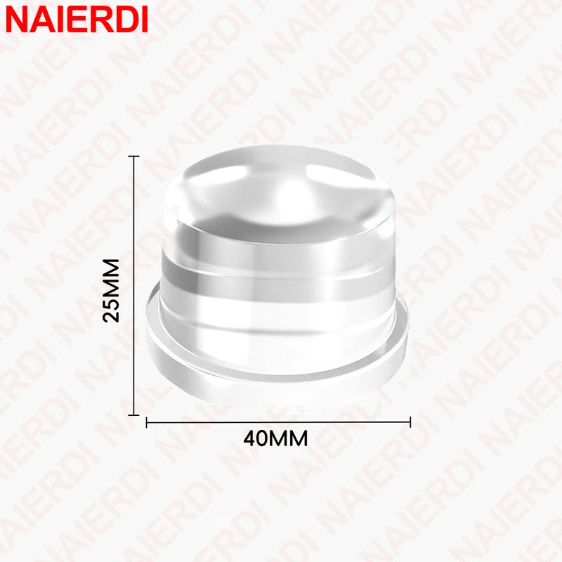NAIERDI Wall Protector Silicone Door Stopper Self-Adhesive Nail-Free Door Stops Anti-Collision Door Holder Hardware Vue