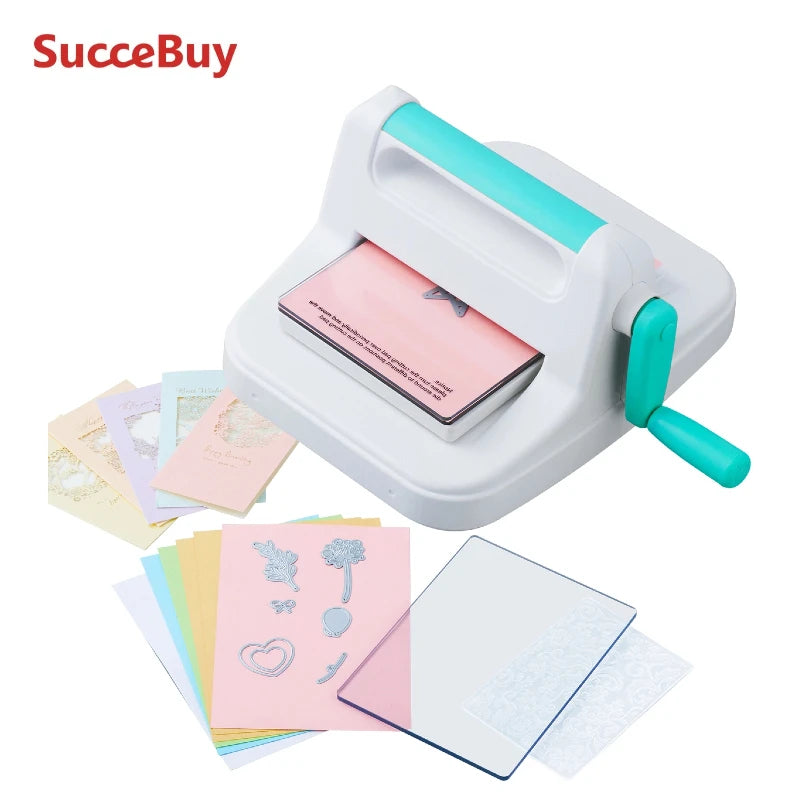 SucceBuy 6/9in Manual Die Cutting Embossing Machine Full Kit Die Cutting Machine Vue