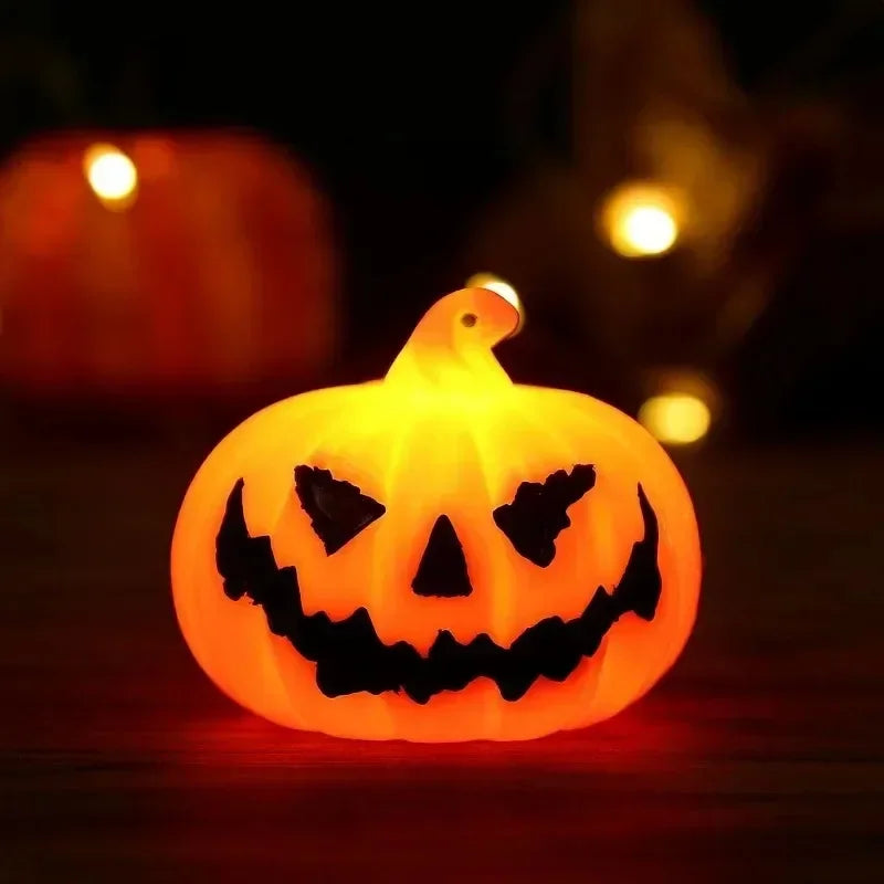 Halloween LED Pumpkin Light Smiley Face Decorative Ornamentsfor Garden Porch Party Festiva Outdoor Scary Atmosphere Decorations Vue