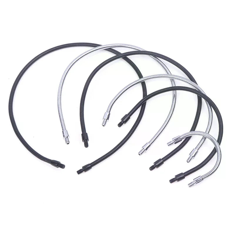 LED M4 Black Silver Microphone Positioning Hose Two External Teeth M4 Flexible Snake Tube Vue