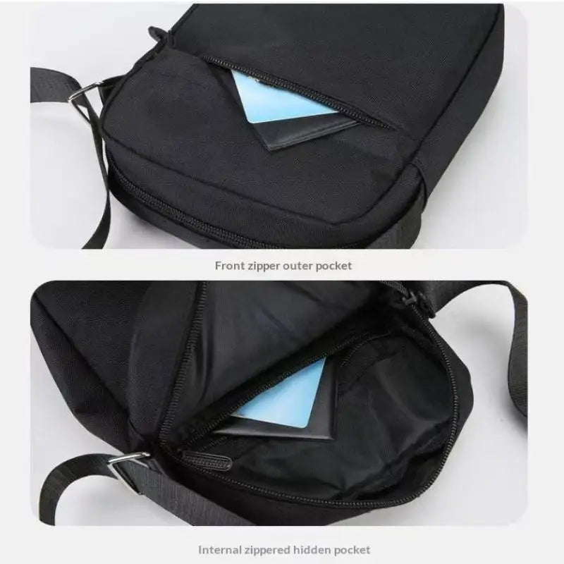 Men's Women's Single-shoulder Bags Crossbody Solid-colored Small