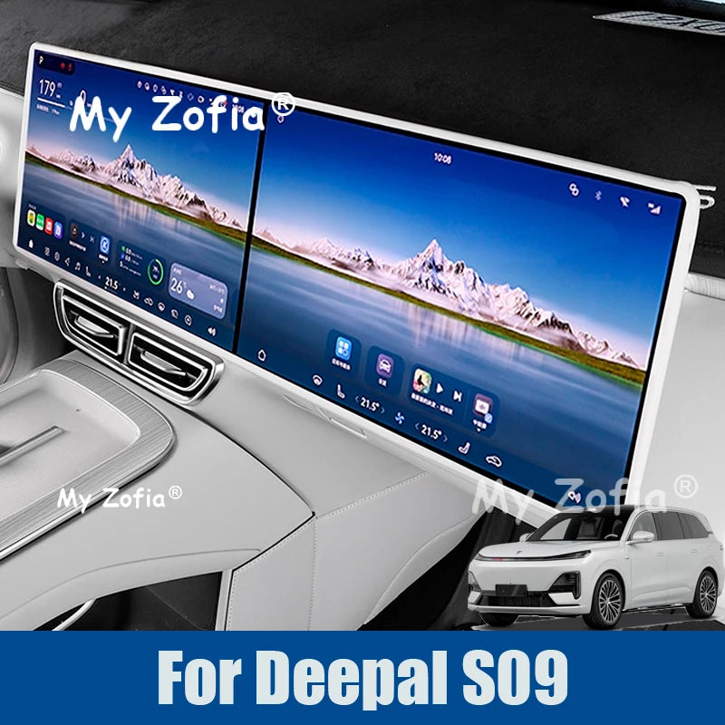 Deepal S09 2025–2026 Navigation Screen Silicone Frame Cover Car Screen Frame Cover Vue
