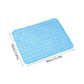 Ice-Silk Pet Cooling Mat, Breathable Washable Tear-Resistant Summer Pad, Portable Cool Mat for Dogs Cats, Camping Travel Beach Vue XS
