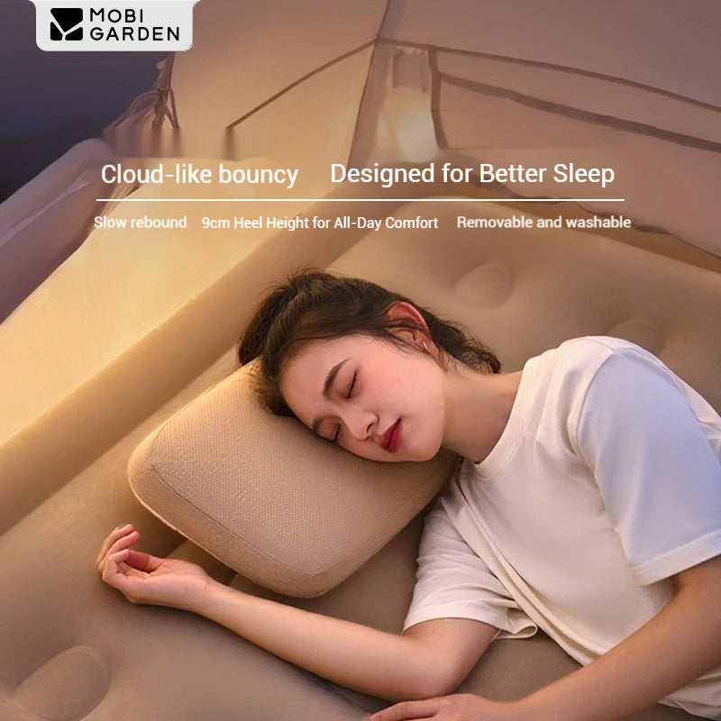 Mobi Garden Memory Foam Camping Pillow – Compact & Washable Camping Pillow Vue