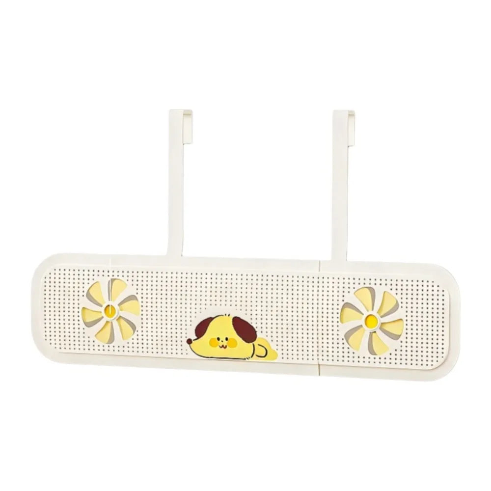 Adjustable Air Conditioner Windshield Expandable Hanging Air Conditioner Outlet Baffle with Aromatherapy Silent Vue Yellow