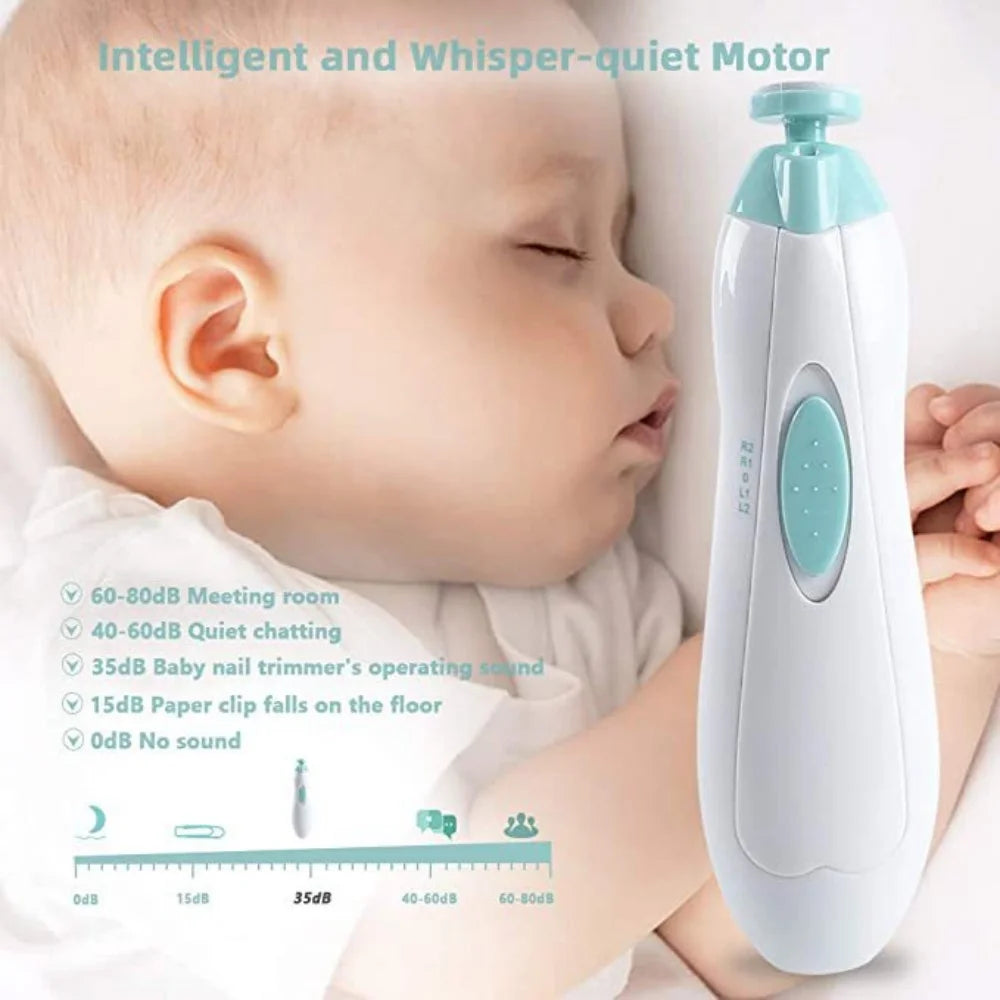 Baby Electric Nail Trimmer Kid Nail Polisher Tool Baby Care Multifunctional Fingernail Cutter Trimmer Infant Manicure Set Vue