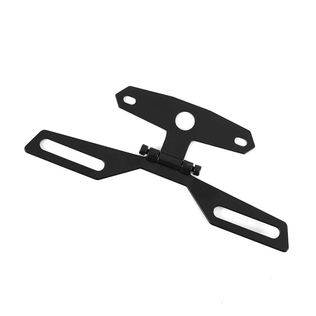 Motorcycle folding license plate and taillight bracket. Suitable for motorcycles and ATVs. Vue