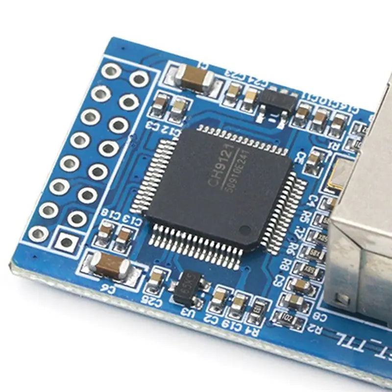 Hot-CH9121 Serial Port To Ethernet Network Module Chip TTL Transmission Industrial Microcontroller STM32 TCP/IP 51 3.3V 5V Vue
