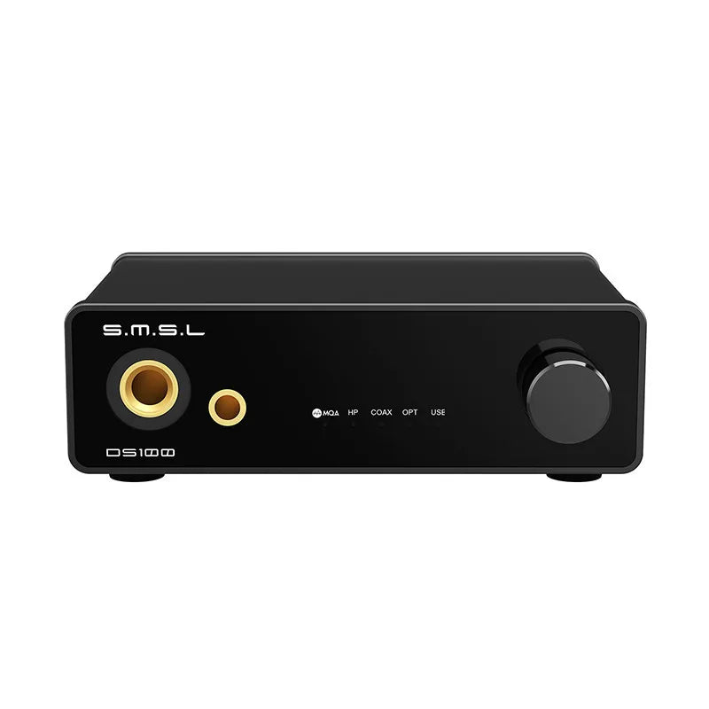 SMSL DS100 MQA DAC & Headphone Amp | CS43131 Hi-Res Audio DAC Headphone Amplifier Vue black