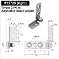 1Pc Adjustable Arbitrary Hinge Stop 304 Stainless Steel Damping Hinge Positioning Shaft for Frameless Use Vue A16