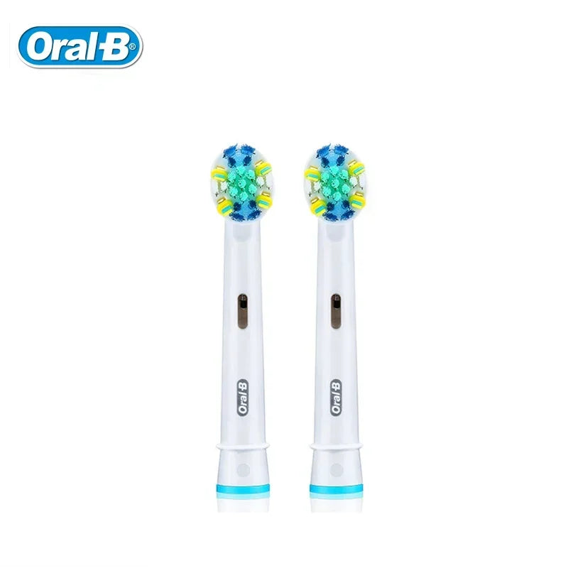 Oral B EB25 Floss Action Replacement Brush Heads Deep Cleaning OralB Electric Toothbrush Heads for Rechargeable D12 D20 3709 D34 Vue