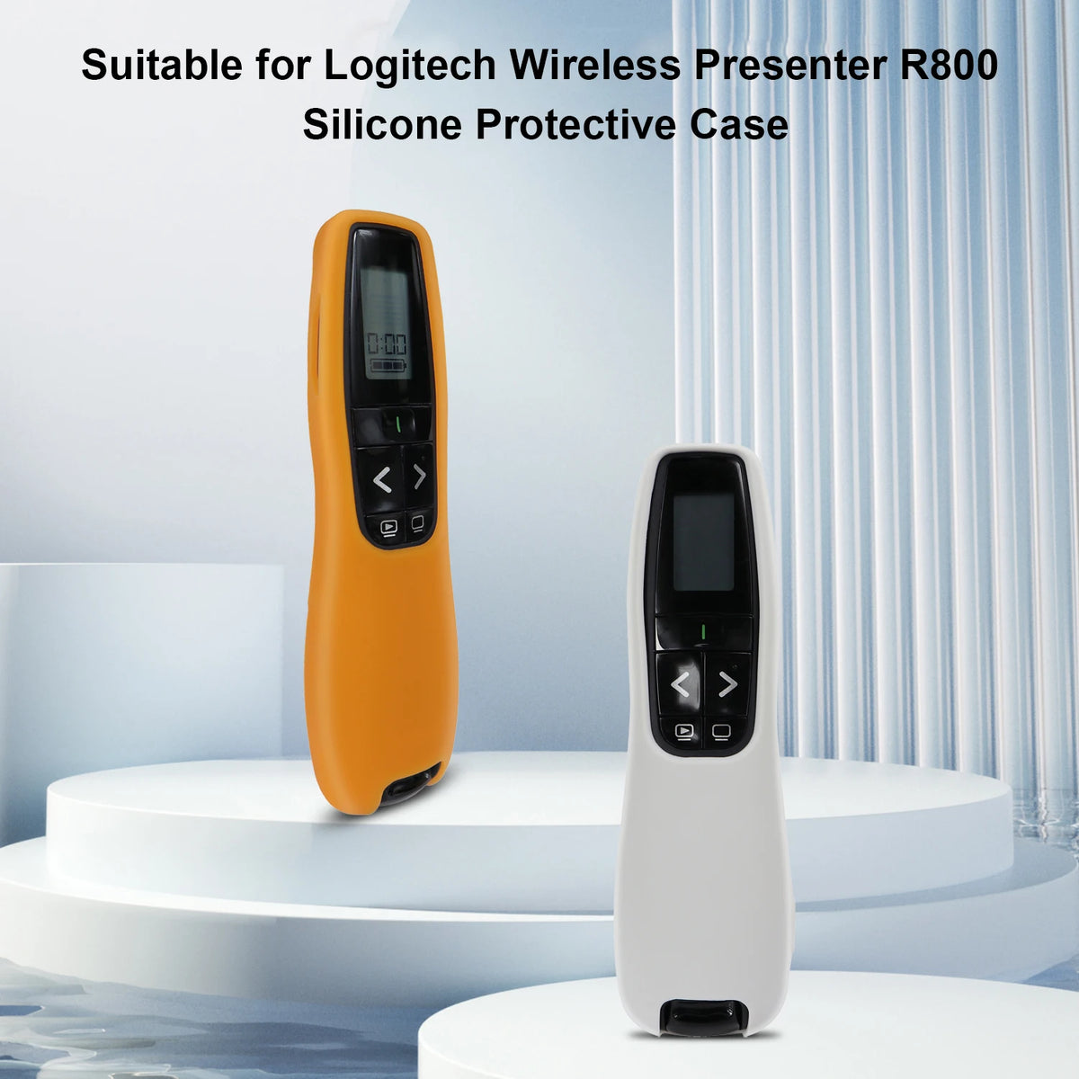 Soft Silicone Cover Protective Case Compatible with for Logitech Wireless Presenter R800 Silicone Remote Controller Cases Vue