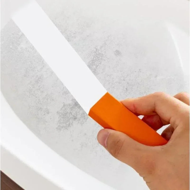 Easy Limescale Eraser Bathroom Glass Rust Remover Rubber Eraser Household Kitchen Cleaning Tools for Pot Scale Rust Brush Vue