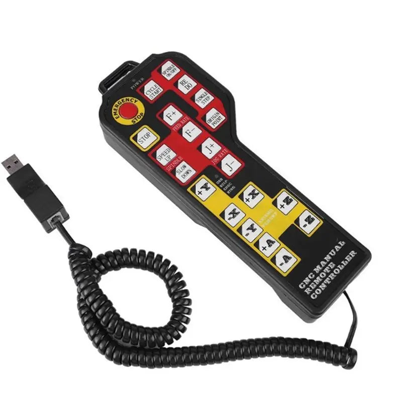 ABKW-Pendant Manual Remote Control For 4 Axis CNC USB Encoder For Mach3 ONLY Potential JOG Functionality Vue