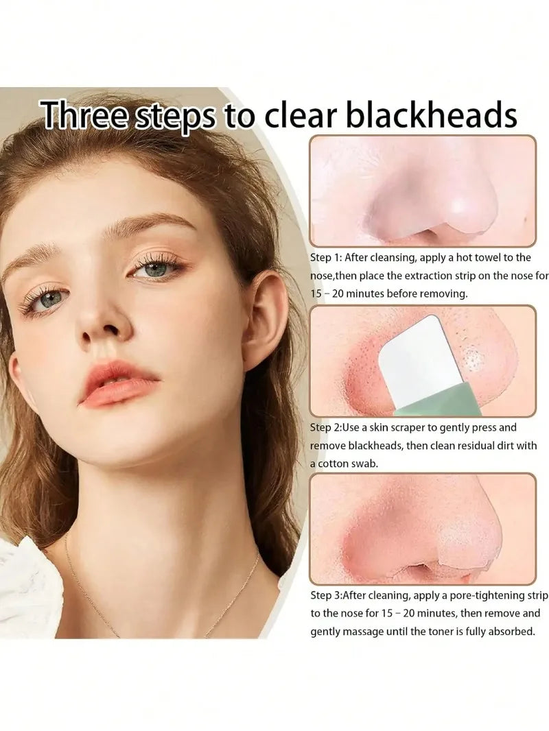 1pc Nose Blackhead Remover Tool Gentle Facial Pore Cleanser Silicone Facial Scraper Skin Scrub Facial Scraper Skin Care Tools Vue