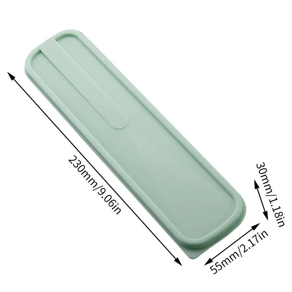 Utensil Case for School student Portable Cutlery Organizer Box Reusable Dustproof Flatware Storage picnic Travel Accessories Vue E