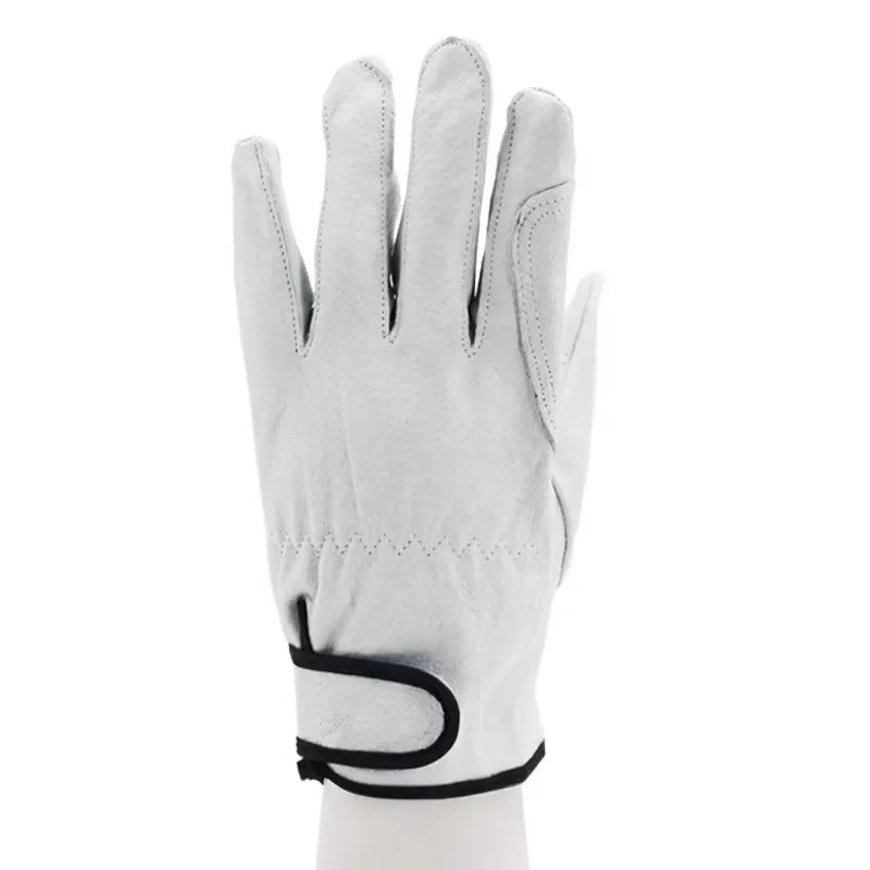 Anti-Cut Leather Work Gloves Soft Pig Skin Tear-Resistant Work Site Home Garden Repairing Builder Hands Safety Protection Gloves Vue