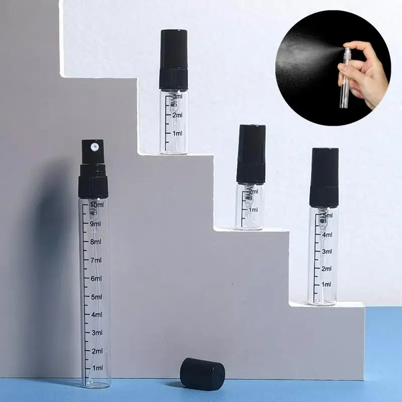 1 Pcs Mini Perfume Spray Atomizer Refillable Travel Bottle Compact Size for Scent Carry Reuse in Suitcase or Pocket Vue