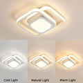 LED Ceiling Light Modern Square Ceiling Lamp for Bedroom Kitchen Living Room Study Hallway Small Asile Lamp Corridor Lights Vue SF-WH-CCT