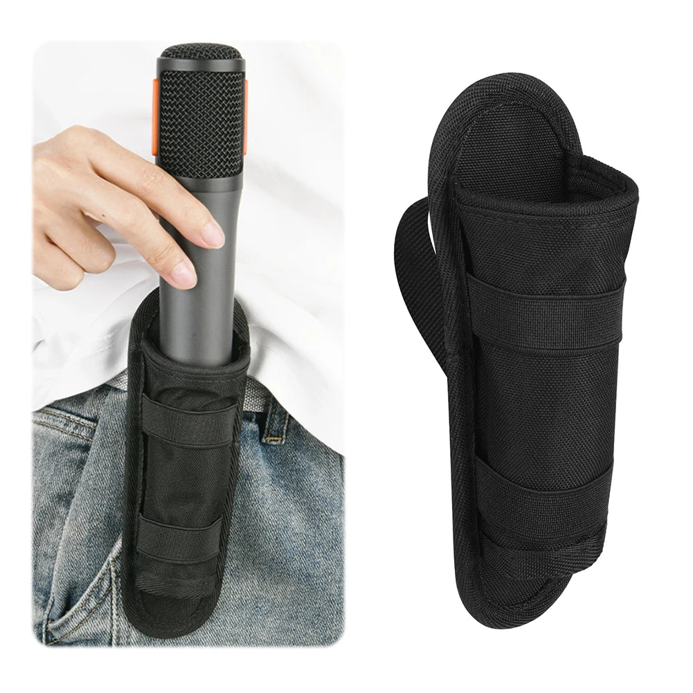 Lightweight Universal Microphone Storage Bag & Mic Holder Microphone Storage Bag Vue