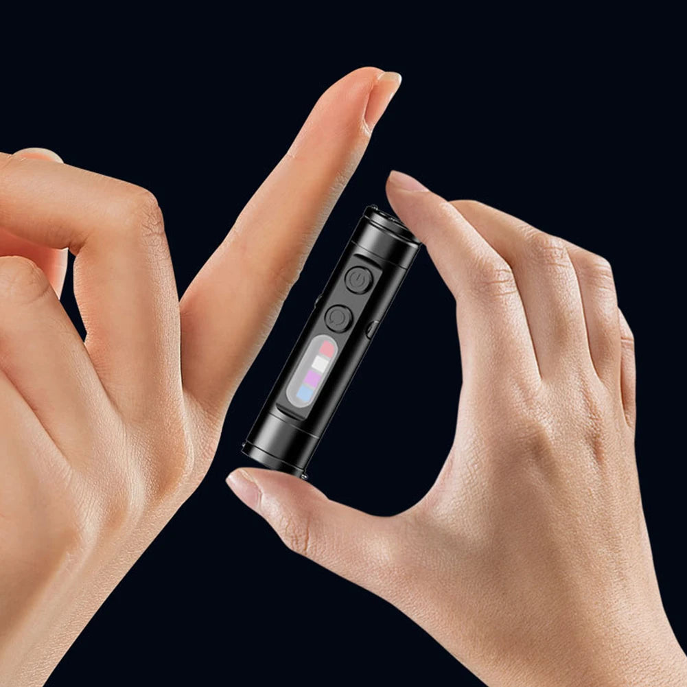 ATUOTIN Mini LED Flashlight Hat Clip 3 Modes Rechargeable Torch Rechargeable LED Torch Vue