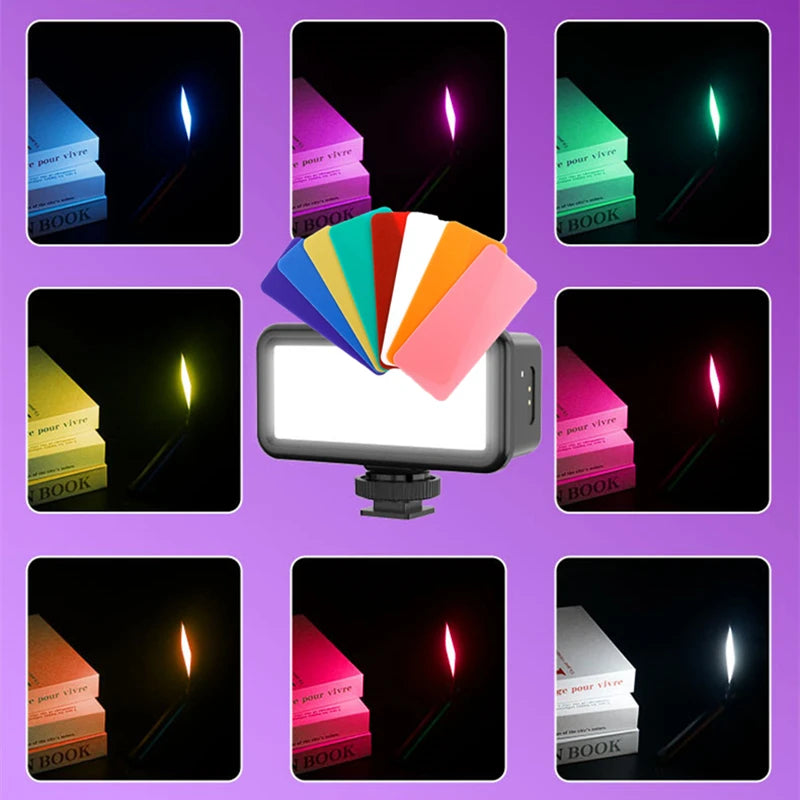 Diving Fill Light Waterproof 40M Underwater Led Video Lamp For Gopro Hero 11 10 9 Dji Action 3 Action Camera Accessories SLR Vue
