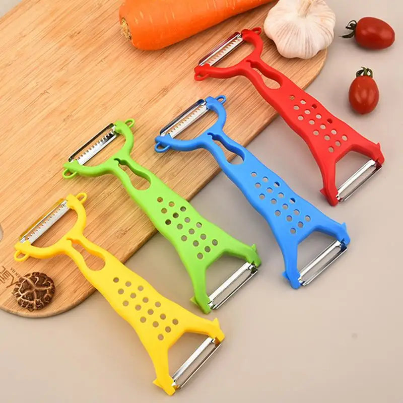 Vegetable Fruit Peeler Slicer Grater – Double-Head Kitchen Tool Vegetable Peeler Vue