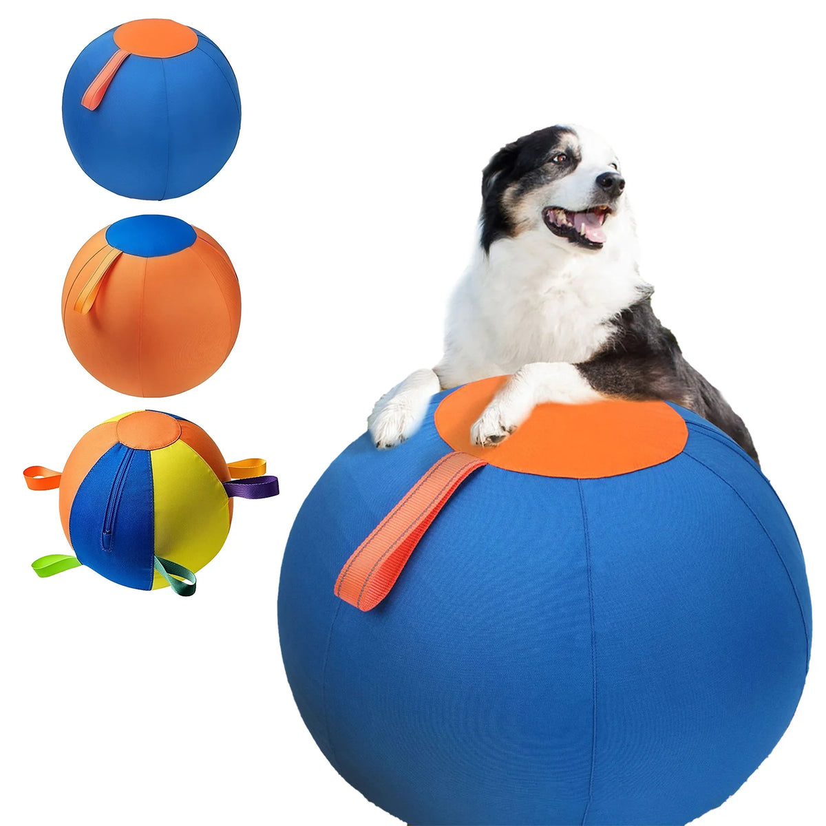 Dog Herding Ball – Tear-Resistant Inflatable Toy with Pump Inflatable Dog Toy Vue