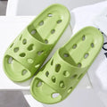Unisex Bathroom Slippers Anti Skid Soft Sole Hollow Out Quick Dry Lightweight Quiet Indoor Shower Sandals for Summer Home Use Vue ONE SIZE Green-36